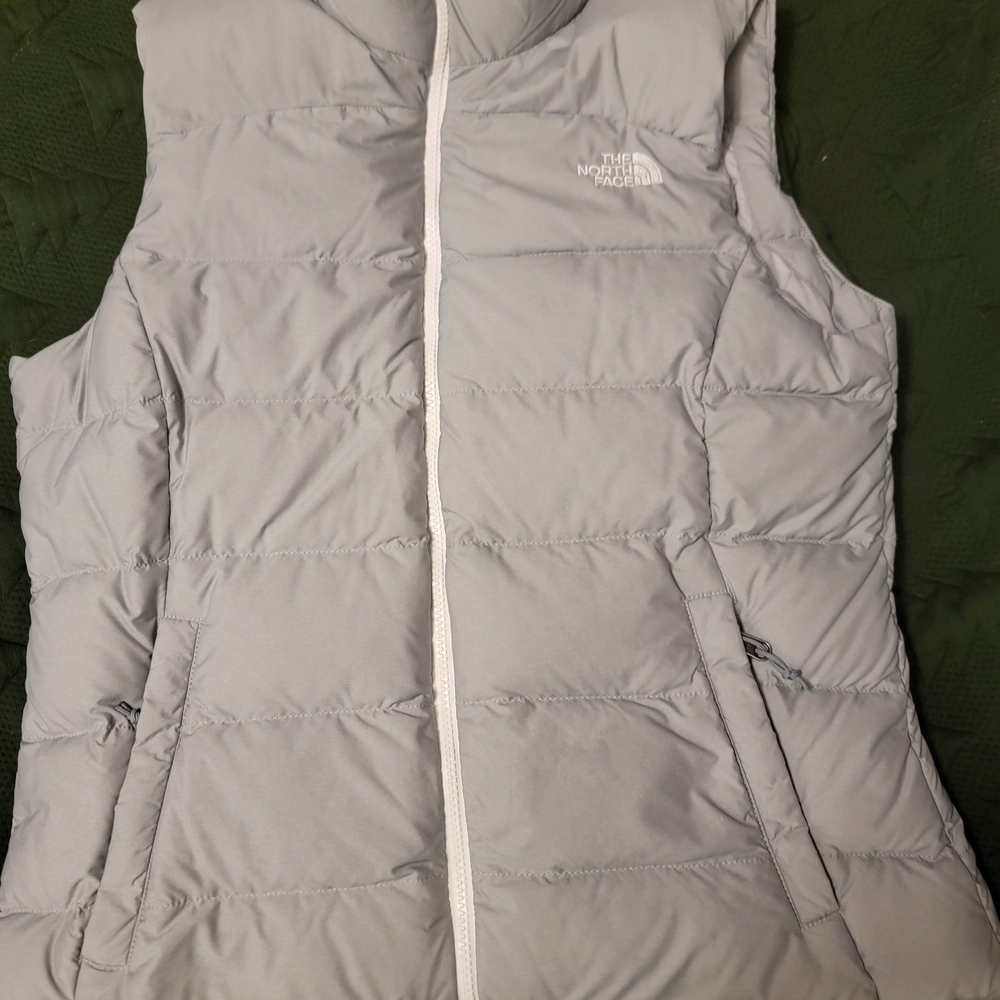 The North Face Gray Puffer Vest